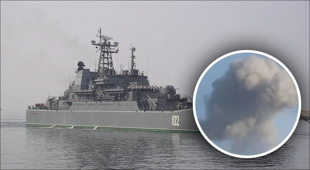 Поразени са руските десантни кораби Ямал и Азов